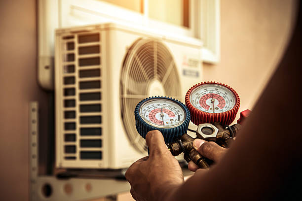 Professional Hvac technician working in Wrightwood, CA
